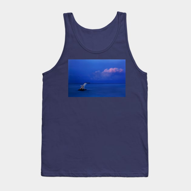 Jump over the horizon or dive into the Aegean Tank Top by Cretense72